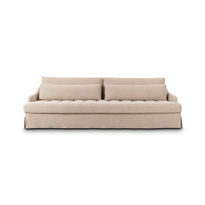 Amber Lewis x Four Hands Keena Slipcover Sofa - 108" - Broadway Dune
