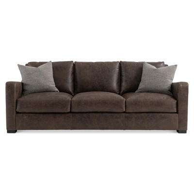 Bernhardt Ventura Leather Sofa