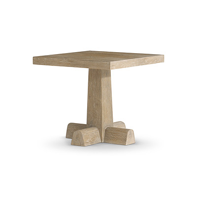 Bernhardt Tribeca Side Table with Pedestal Base