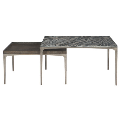 Bernhardt Strata Marble Cocktail Table