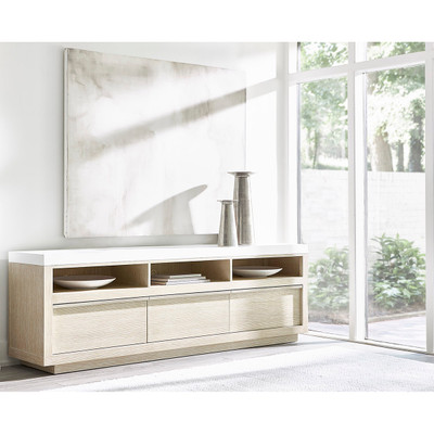 Bernhardt Solaria Entertainment Credenza with 3 Drawers