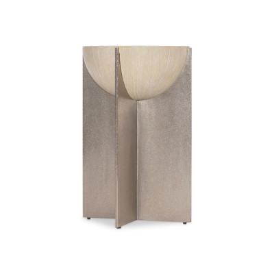 Bernhardt Solaria Aluminum Base Accent Table