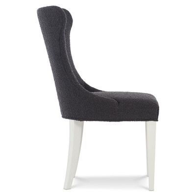 Bernhardt Silhouette Side Chair in Dark Fabric