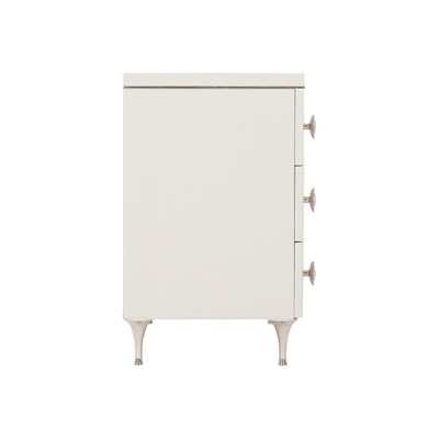 Bernhardt Silhouette Nightstand in Eggshell Finish - 34 inch