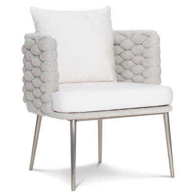 Bernhardt Santa Cruz Outdoor Arm Chair in Nordic Grey