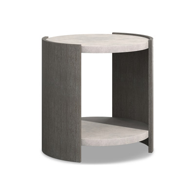 Bernhardt Prado Side Table in Porcini Finish