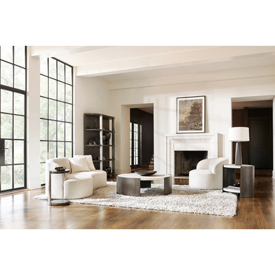 Bernhardt Prado Side Table in Porcini Finish