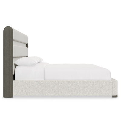 Bernhardt Prado Queen Panel Bed in Porcini Finish