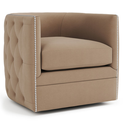 Bernhardt Palazzo Fabric Swivel Chair