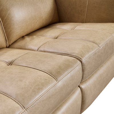 Bernhardt Nest Leather Power Motion Sofa