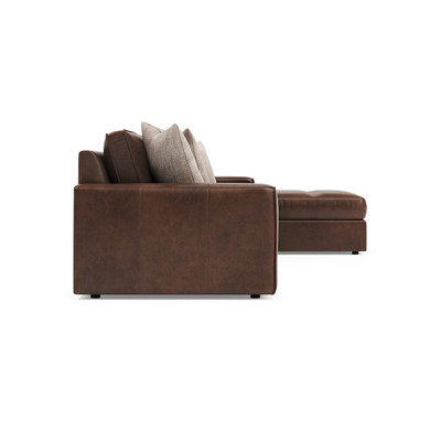 Bernhardt Nest 3-Piece Leather Sectional