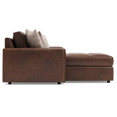 Bernhardt Nest 2-Piece Left Facing Leather Sectional