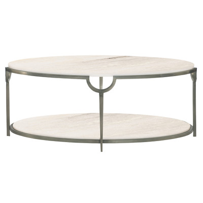 Bernhardt Morello Oval Metal Cocktail Table