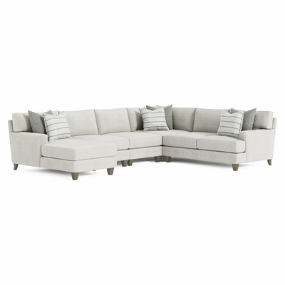 Bernhardt Mila 5-Piece Left Facing Fabric Sectional