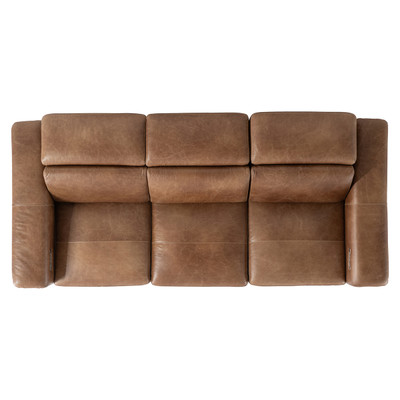 Bernhardt Lioni Leather Power Motion Sofa