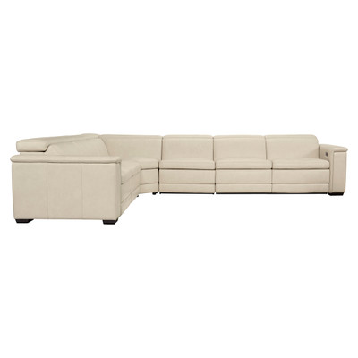 Bernhardt Lioni Leather Power Motion Sectional