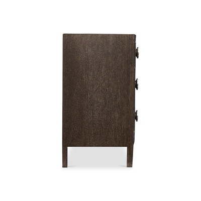 Bernhardt Linea Bachelor's Chest in Cerused Charcoal