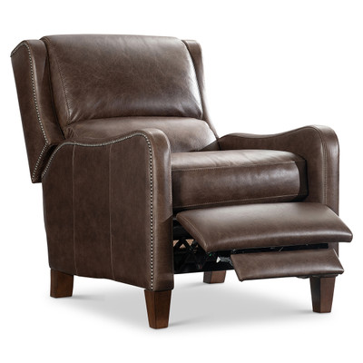 Bernhardt Landon Leather Recliner - Brown