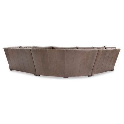 Bernhardt Keirnan 3-Piece Leather Sectional