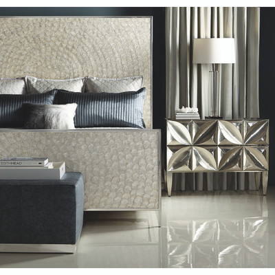 Bernhardt Helios King Capiz Shell Panel Bed