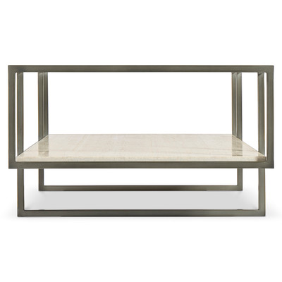 Bernhardt Harlow Metal Rectangular Cocktail Table