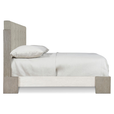Bernhardt Foundations Upholstered Button Tufted Queen Panel Bed