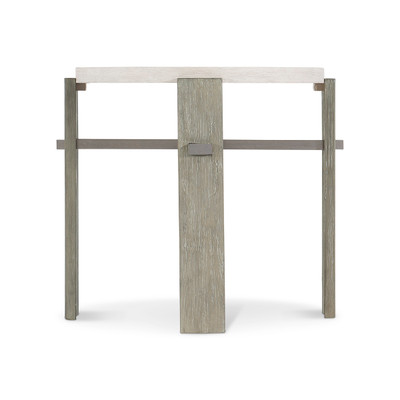 Bernhardt Foundations Round Side Table with Four Legs