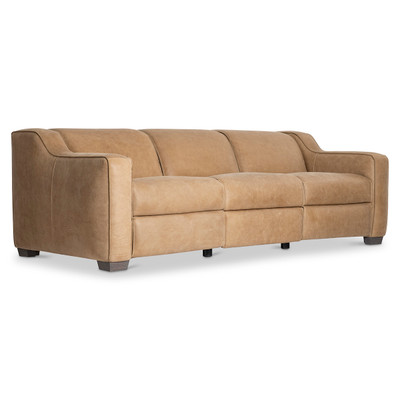 Bernhardt Flynn Leather Power Motion Sofa