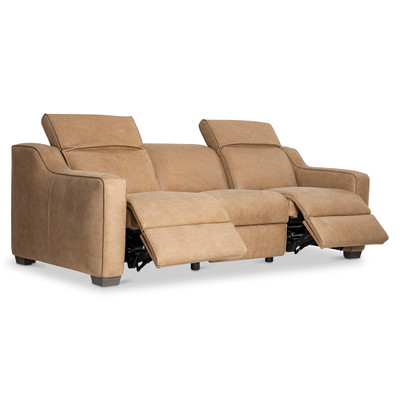 Bernhardt Flynn Leather Power Motion Sofa