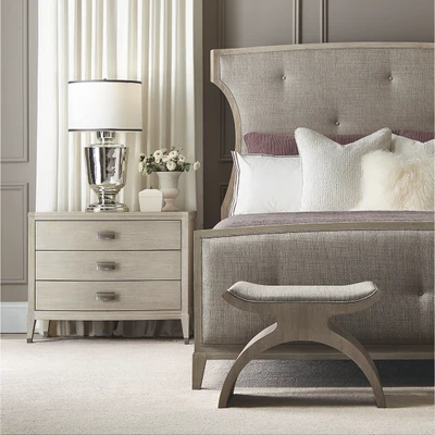 Bernhardt East Hampton Upholstered King Panel Bed