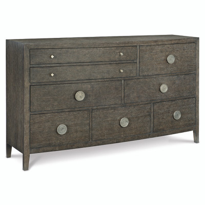 Bernhardt Cerused Charcoal Linea Dresser