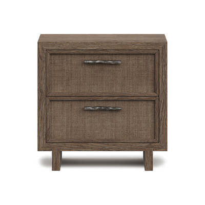 Bernhardt Casa Paros Nightstand with Woven Drawer Front
