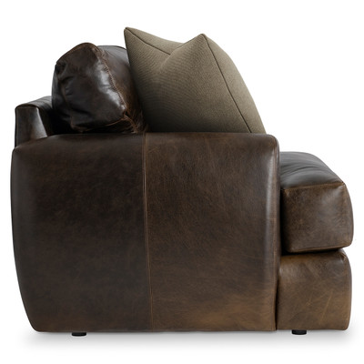 Bernhardt Cameron Leather Swivel Chair