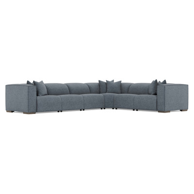 Bernhardt Bliss Fabric 6 piece Power Motion Sectional