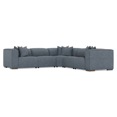 Bernhardt Bliss Fabric 5-Piece Power Motion Sectional