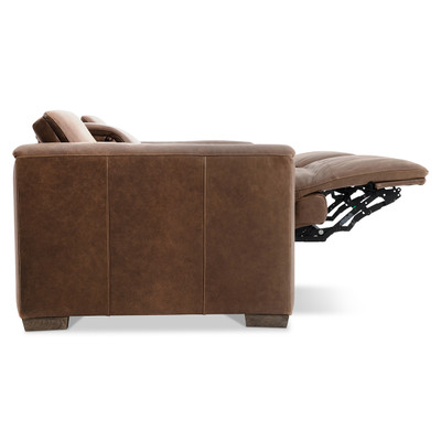 Bernhardt Billings Leather Power Motion Sofa