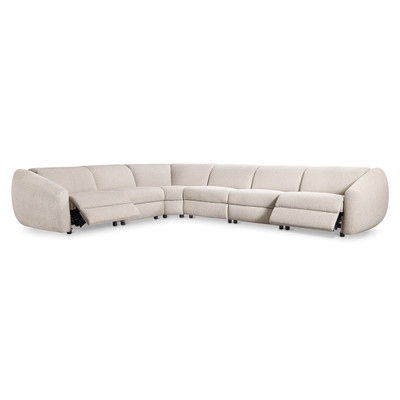 Bernhardt Avignon 6-Piece Fabric Power Motion Sectional