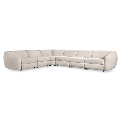 Bernhardt Avignon 6-Piece Fabric Power Motion Sectional