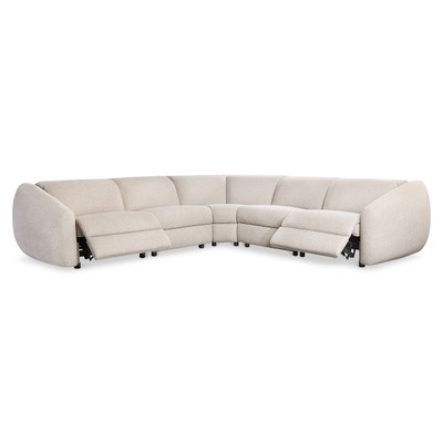 Bernhardt Avignon 5-Piece Fabric Power Motion Sectional