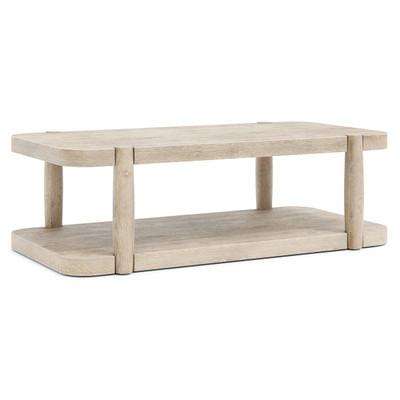 Bernhardt Antibes Rustic Oak Cocktail Table