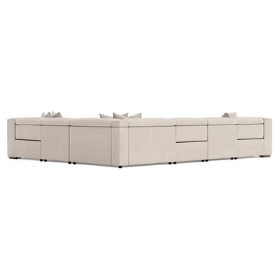 Bernhardt 6 Piece Bliss Fabric Power Motion Sectional