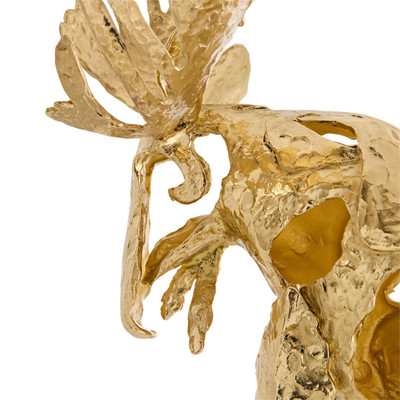 John Richard Abstract Moose Sculpture on Selenite I