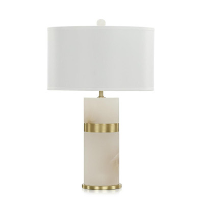 John Richard Alabaster Tower Table Lamp