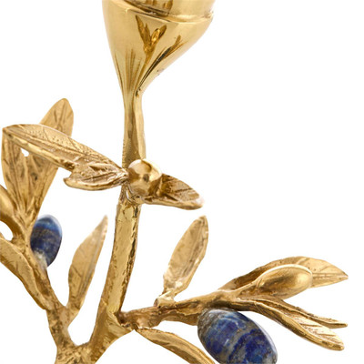 John Richard Brass Flora Candleholder - Large