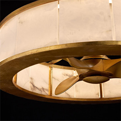 John Richard Hadrian Chandelier with Fan