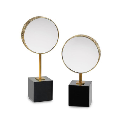 John Richard Hellenic Mirror Sculptures - Set of 2