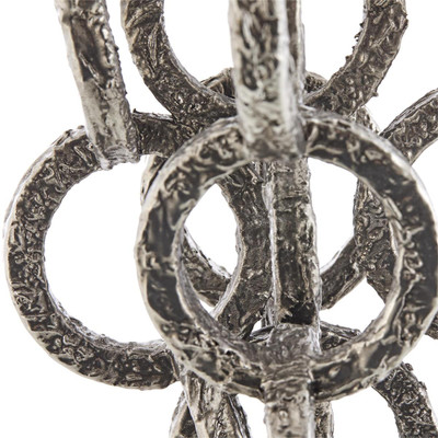 John Richard Iron Chain Sculpture on Marble