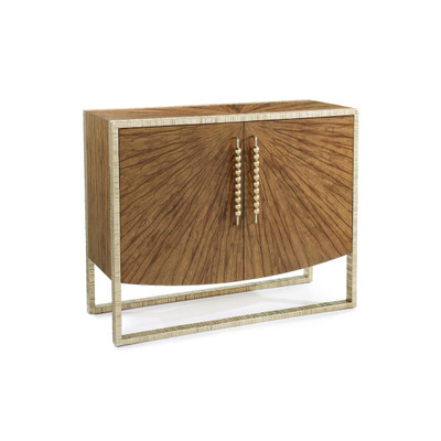 John Richard Korina Two-Door Cabinet