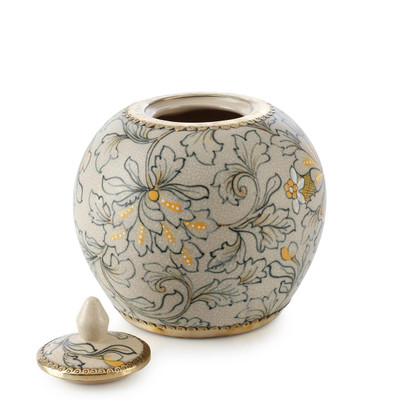 John Richard Lidded Foliage Jar - Small