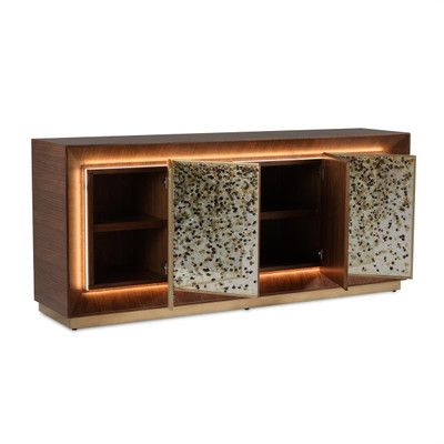 John Richard Macallan Four-Door Lighted Credenza